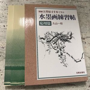 Suibokuga/Sumi-e "Ink Painting Practice Book" by Kazue Kuyama